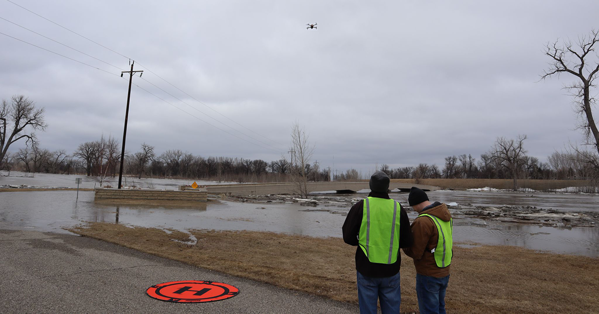 Burgum: Northern Plains UAS Test Site leverages Vantis, Grand Sky in response to flood emergency